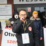 Protest ekologiczny "Benzen nas zabija"