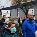 Protest ekologiczny "Benzen nas zabija"