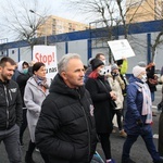 Protest ekologiczny "Benzen nas zabija"