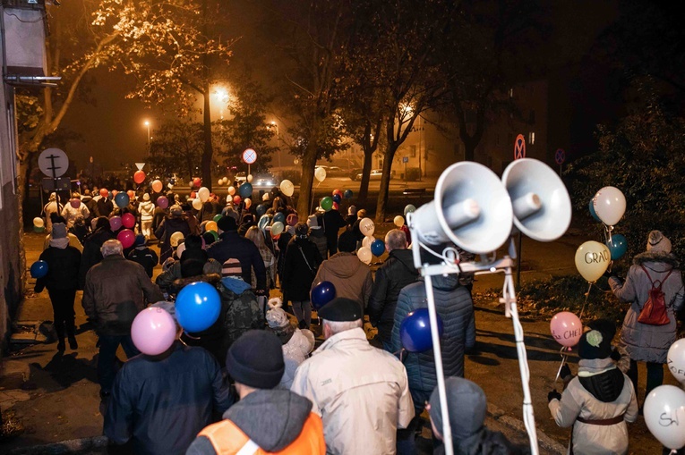 Marsz Wszystkich Świętych w Kątach Wrocławskich