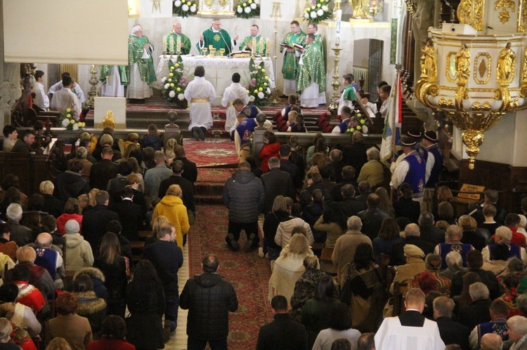 Limanowa. Pielgrzymka flisaków