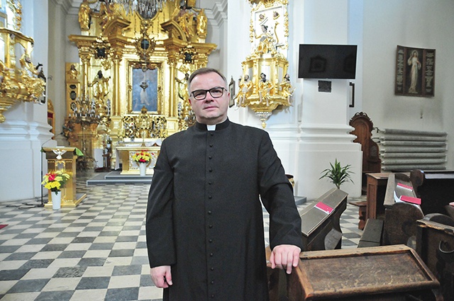 Ks. Wojciech Iwanicki, rektor kościoła Niepokalanego Poczęcia NMP w Lublinie.