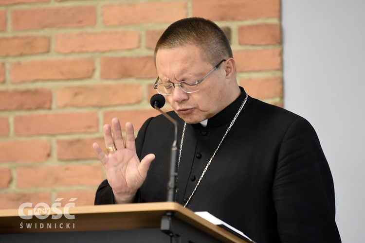 Rekolekcje dla księży z abp. Rysiem w Ząbkowicach Śl.