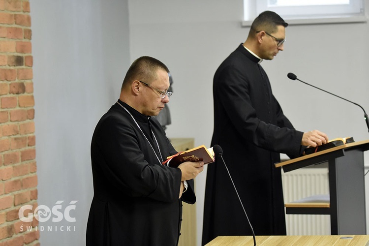 Rekolekcje dla księży z abp. Rysiem w Ząbkowicach Śl.