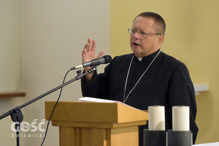 Rekolekcje dla księży z abp. Rysiem w Ząbkowicach Śl.