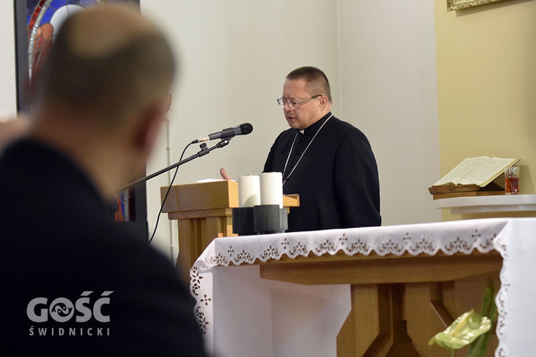 Rekolekcje dla księży z abp. Rysiem w Ząbkowicach Śl.