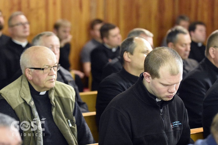 Rekolekcje dla księży z abp. Rysiem w Ząbkowicach Śl.