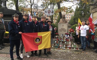 Od początku w sztafcie bierze udział czterech harcerzy z głowieńskiego Hufca ZHP.