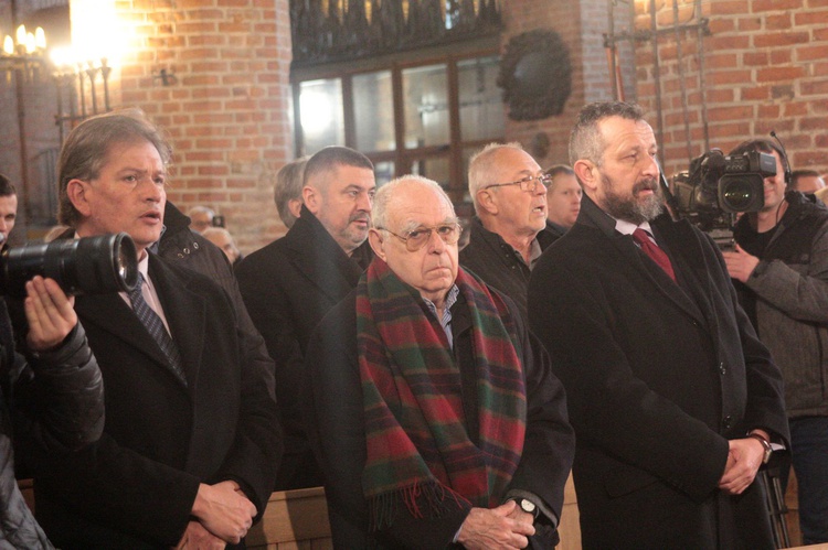 Abp Marek Jędraszewski w bazylice św. Brygidy