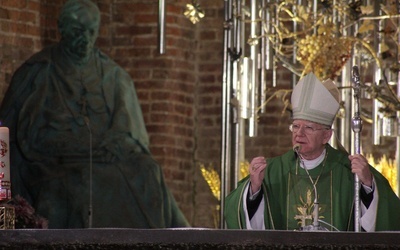 Abp Jędraszewski wygłosił homilię w bazylice św. Brygidy w Gdańsku.