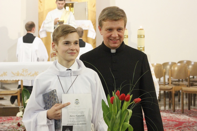 Błogosławieństwo ceremoniarzy diecezji łowickiej