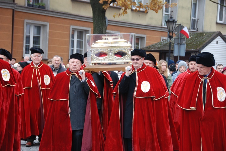 Uroczystości ku czci św. Wiktorii w Łowiczu - procesja