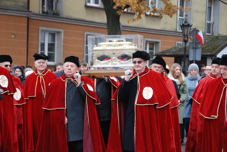 Uroczystości ku czci św. Wiktorii w Łowiczu - procesja