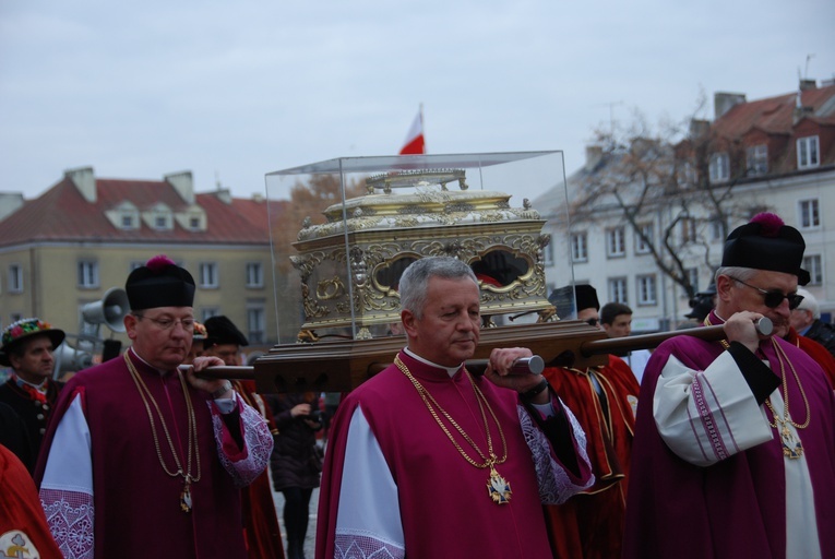 Uroczystości ku czci św. Wiktorii w Łowiczu - procesja