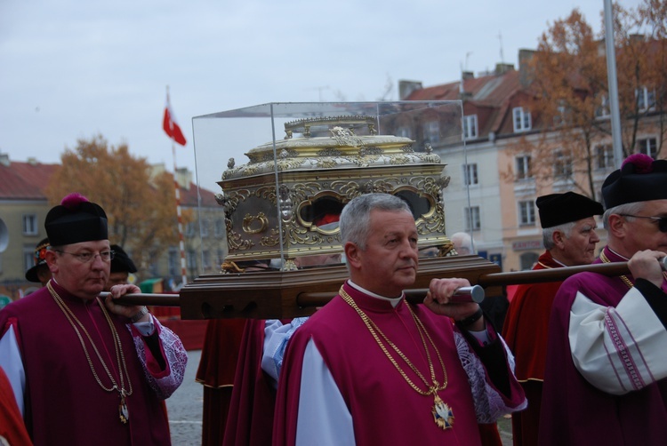 Uroczystości ku czci św. Wiktorii w Łowiczu - procesja