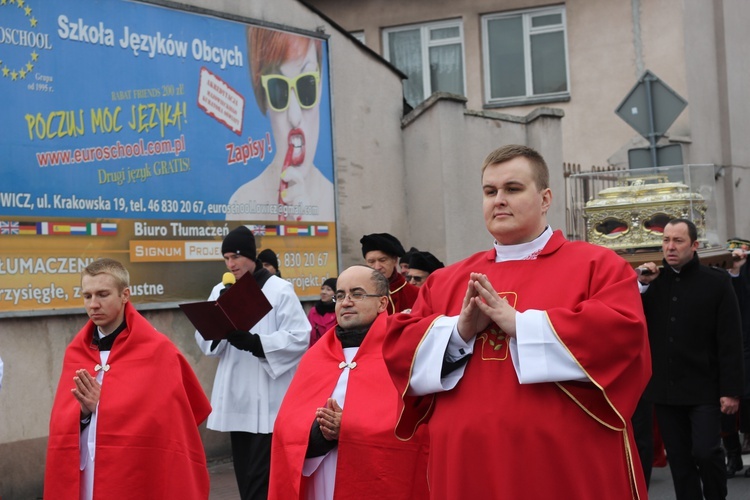 Uroczystości ku czci św. Wiktorii w Łowiczu - procesja