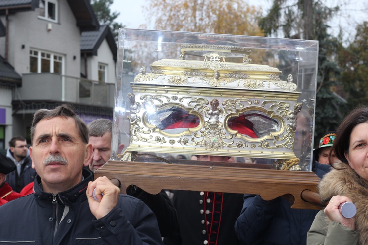 Uroczystości ku czci św. Wiktorii w Łowiczu - procesja