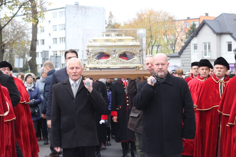 Uroczystości ku czci św. Wiktorii w Łowiczu - procesja