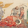 Scena męczeństwa apostoła z kościoła w Dywitach.