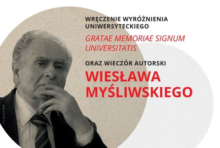 Wiesław Myśliwski, dwukrotny laureat Nagrody Nike, z wieczorem autorskim na swoim rodzimym uniwersytecie