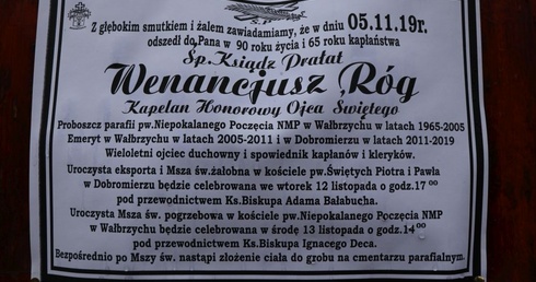 Uroczystości pogrzebowe ks. Wenancjusz Roga - cz. 02