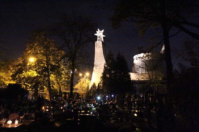 Cmentarz św. Wawrzyńca - nocne zwiedzanie