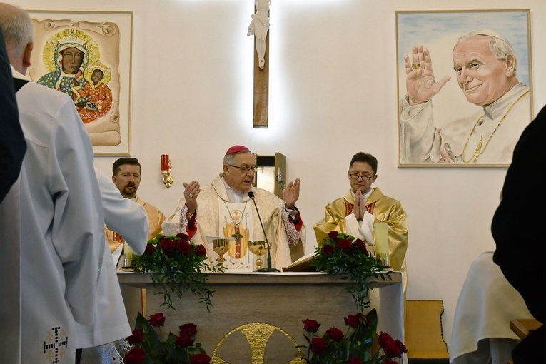 Poświęcenie kościoła w Zaspach Wielkich