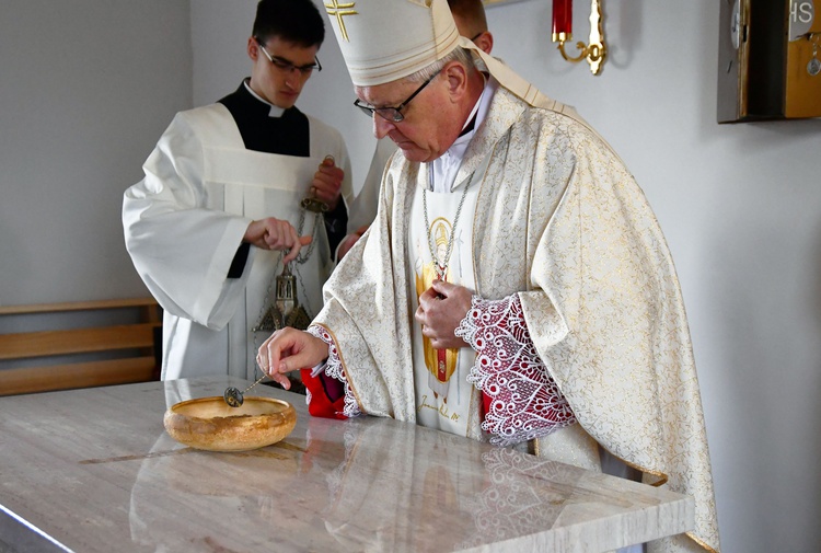 Poświęcenie kościoła w Zaspach Wielkich