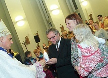 Podczas Mszy św. ogłoszono nową koszalińską parę rejonową: Iwonę i Sylwestra Grudów.