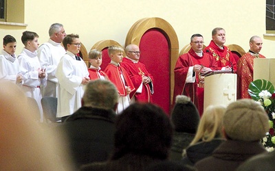 Rekolekcjom z okazji odpustu przewodniczył ojciec duchowny Wyższego Seminarium Duchownego w Paradyżu ks. Grzegorz Słapek.