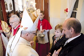 Epitafium męczenniczki odsłonili jej krewni.