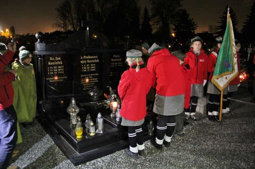 Drużyna ZHP z Knurowa przyjmuje imię druha księdza Alojzego Koziełka