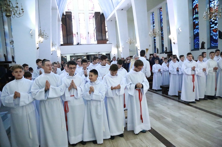 Błogosławieństwo lektorów u MB Fatimskkiej w Tarnowie