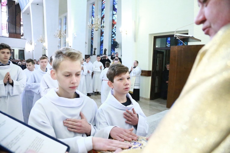 Błogosławieństwo lektorów u MB Fatimskkiej w Tarnowie