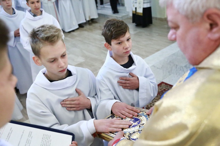 Błogosławieństwo lektorów u MB Fatimskkiej w Tarnowie