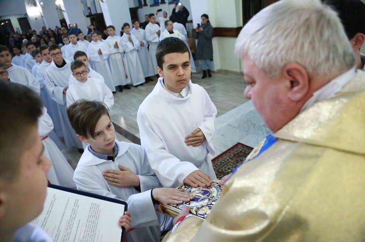 Błogosławieństwo lektorów u MB Fatimskkiej w Tarnowie