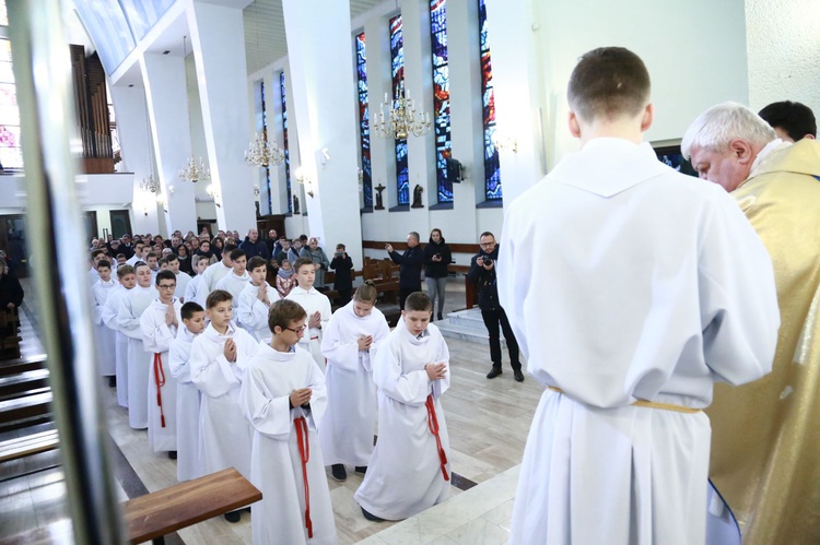 Błogosławieństwo lektorów u MB Fatimskkiej w Tarnowie