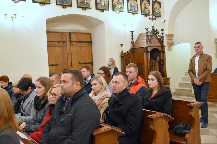 Błogosławieństwo ministrantów w Bobowej