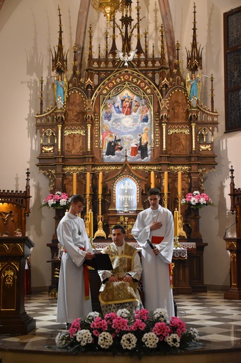 Błogosławieństwo ministrantów w Bobowej