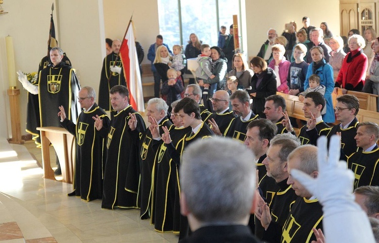 Pierwsi Rycerze św. Jana Pawła II w diecezji bielsko-żywieckiej