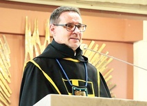 Benon Wylegała dawał świadectwo w kościele ojców kapucynów w Lublinie.