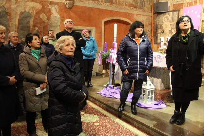 Gotyckie freski w czchowskim kościele