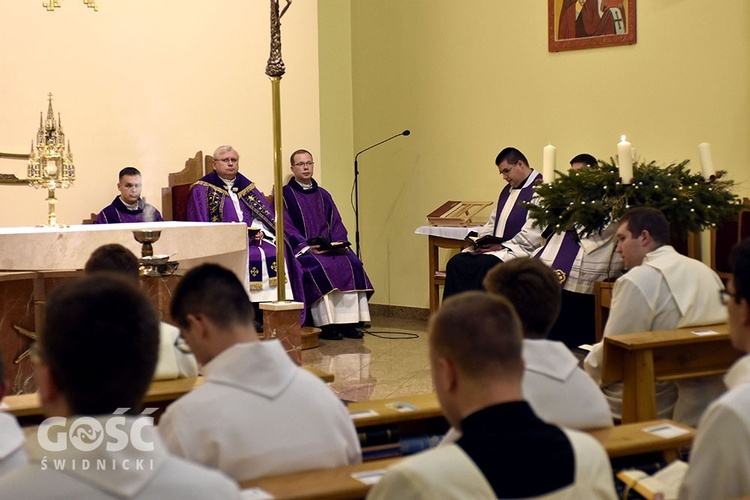 Wigilia I Niedzieli Adwentu w świdnickim seminarium