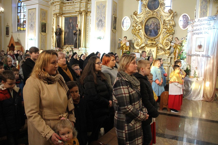 Uszew. Wprowadzenie relikwii św. Zygmunta Gorazdowskiego