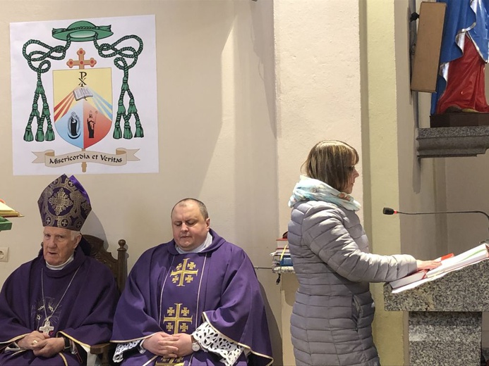 Poświęcenie nastawy ołtarzowej w Stanowicach