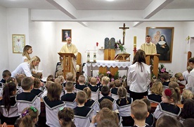 ▲	Uroczystość odbyła się 25 listopada. Mszy św. przewodniczył  bp Wojciech Skibicki.