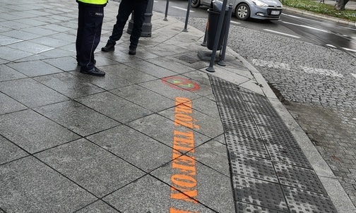 Katowice. Akcja policji na przejściach dla pieszych