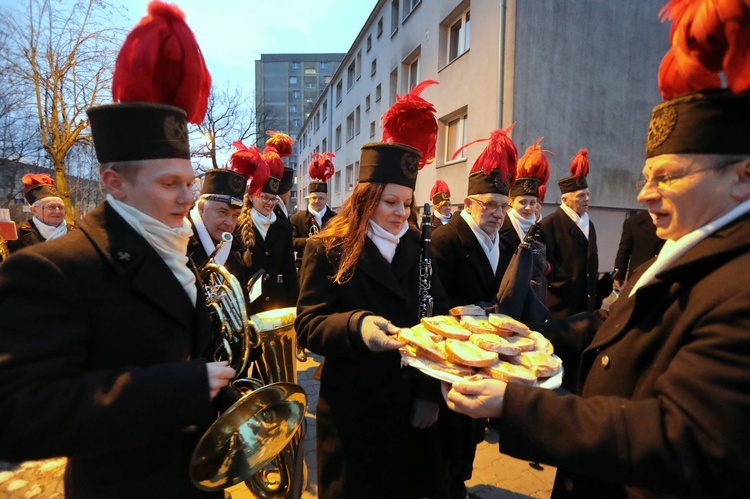 Pobudka z orkiestrą górniczą