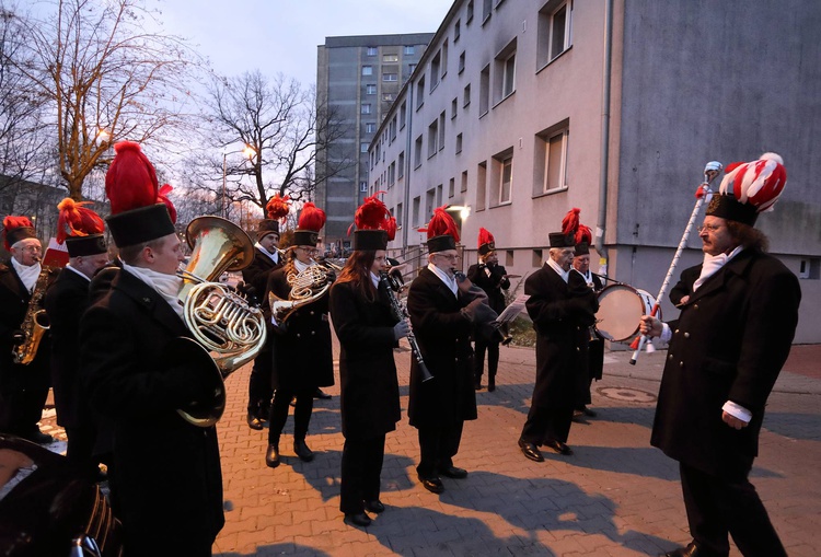 Pobudka z orkiestrą górniczą