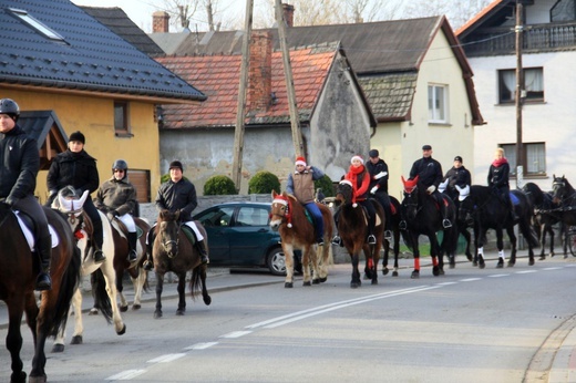 Procesja konna ku czci św. Mikołaja w Krzanowicach